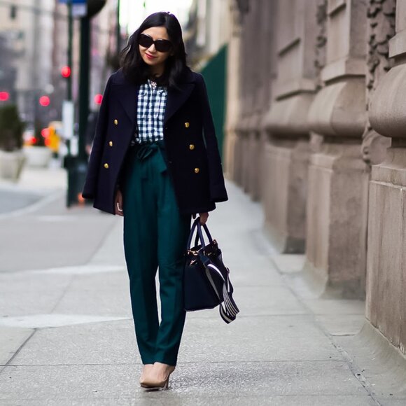 ASOS Trousers w/ Waist Tie - Picture 1 of 3